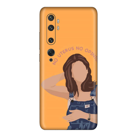 No Uterus No Opinion Mobile Skin For Mi Note 10