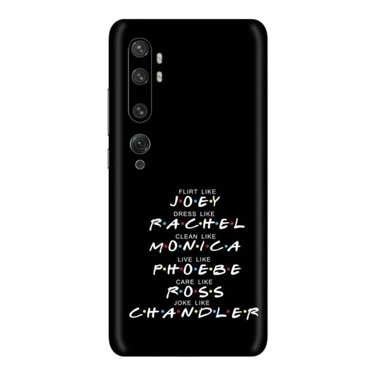 Friends Character Traits Mobile Skin For Mi Note 10