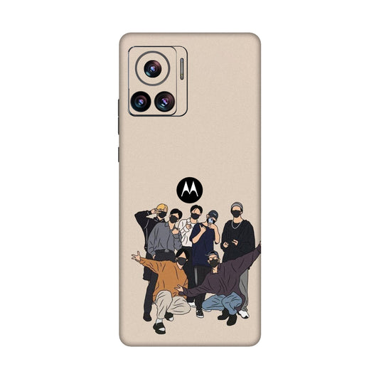 Minimalist Masked Crew Mobile Skin For Motorola Edge 30 Ultra 5G