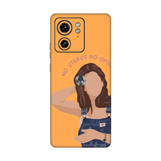 No Uterus No Opinion Mobile Skin For Motorola Edge 40 5G