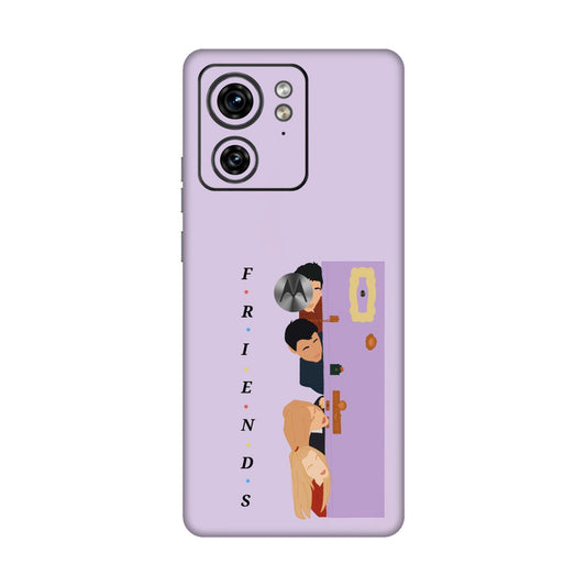 Purple Door Peeker Mobile Skin For Motorola Edge 40 5G