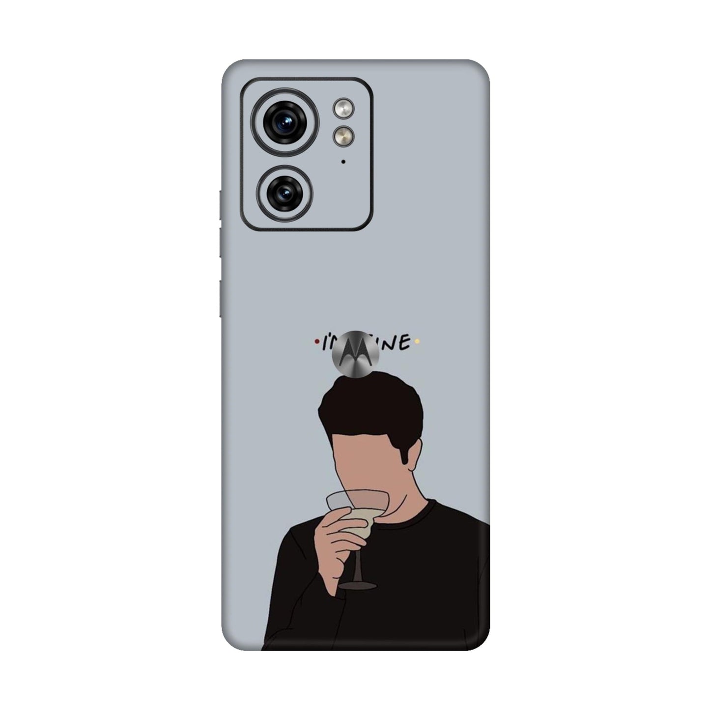 Ross Geller Fine Wine Mobile Skin For Motorola Edge 40 5G