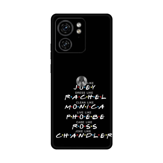 Friends Character Traits Mobile Skin For Motorola Edge 40 5G