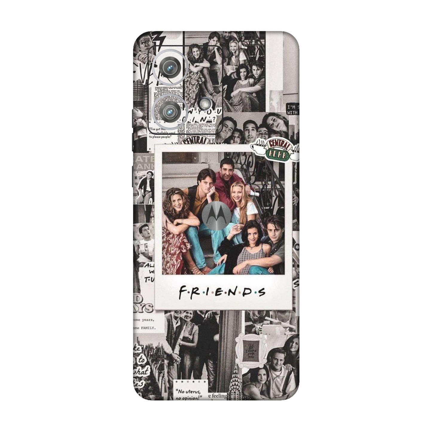 Vintage Friends Collage Mobile Skin For Motorola Edge 40 Neo 5G
