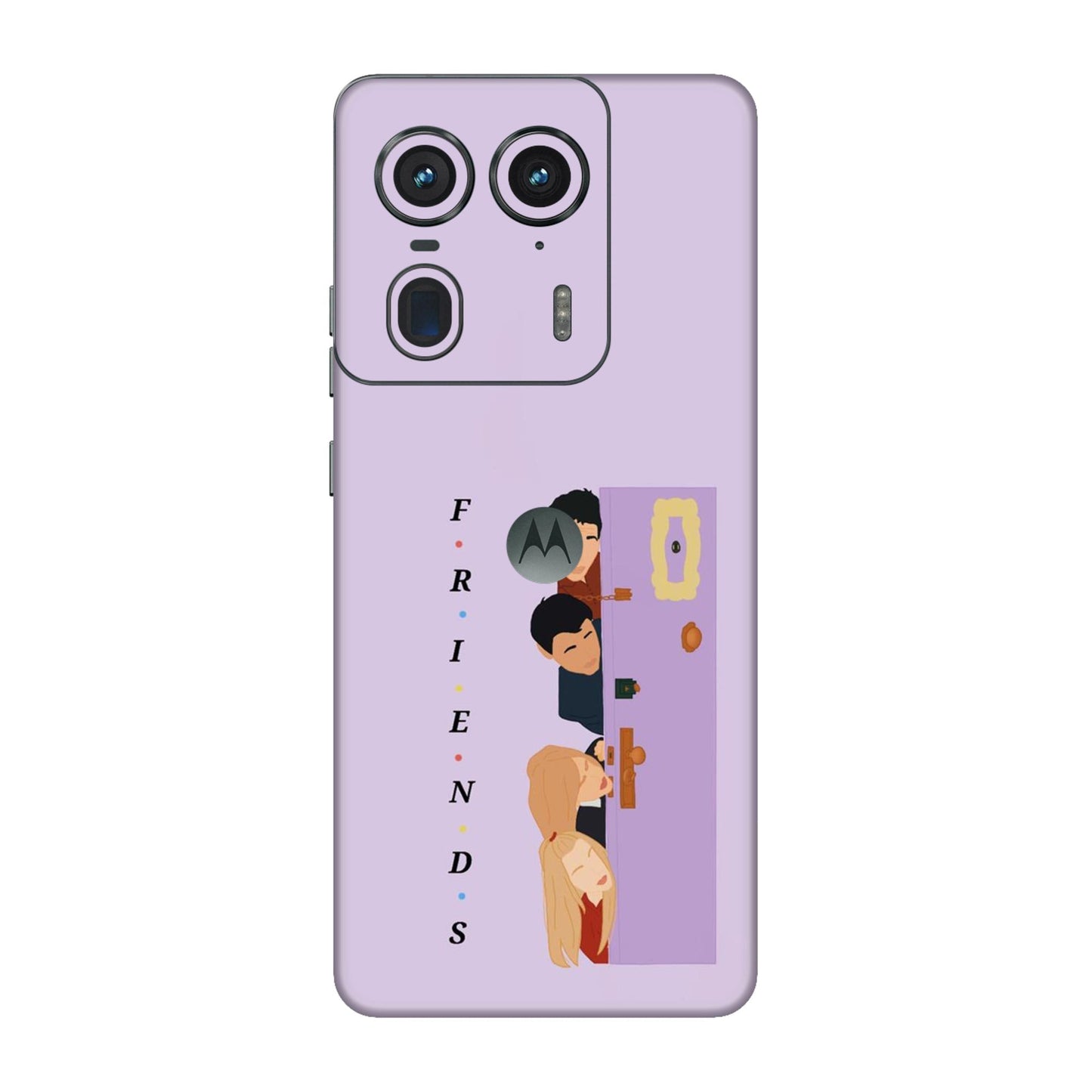 Purple Door Peeker Mobile Skin For Motorola Edge 50 Ultra 5G