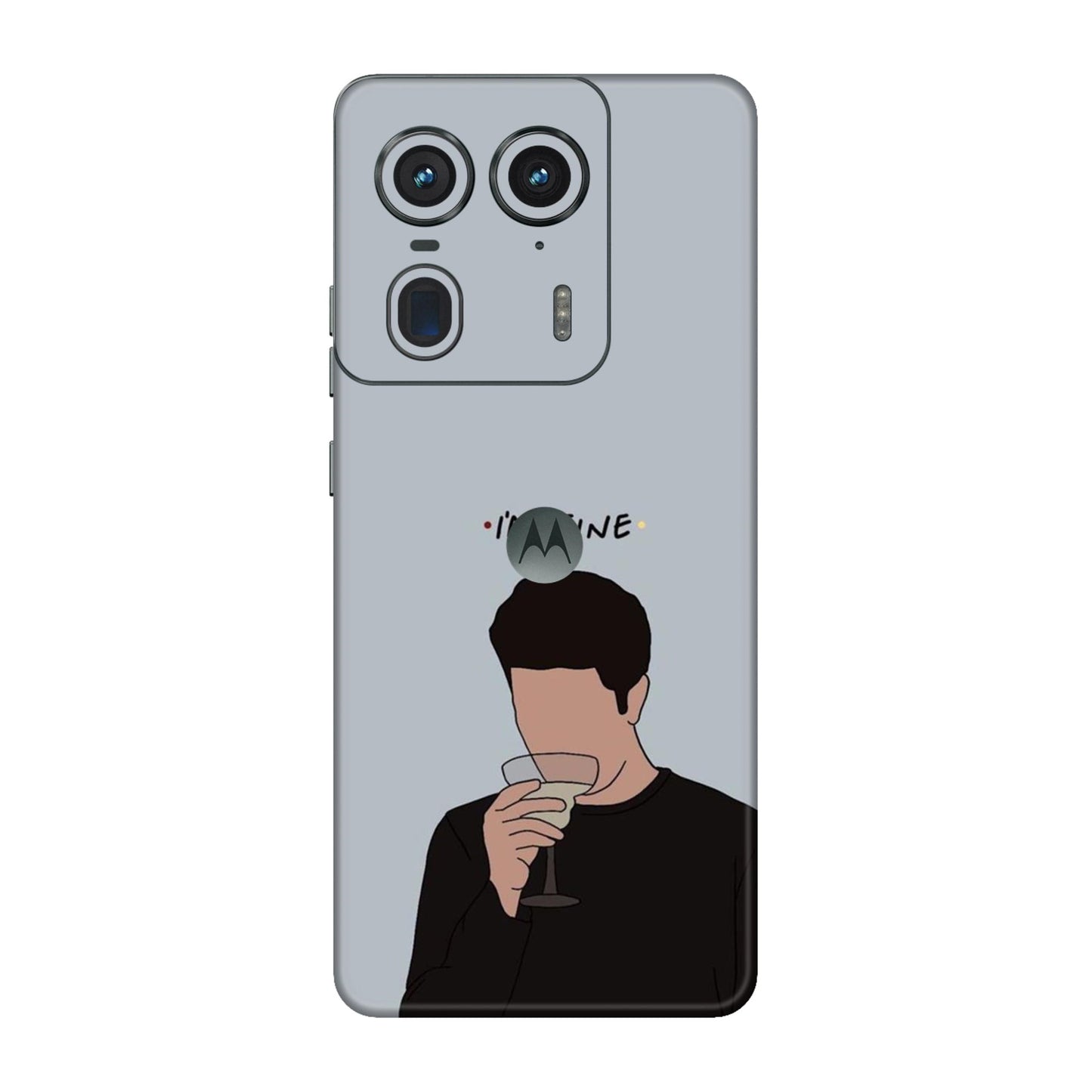 Ross Geller Fine Wine Mobile Skin For Motorola Edge 50 Ultra 5G