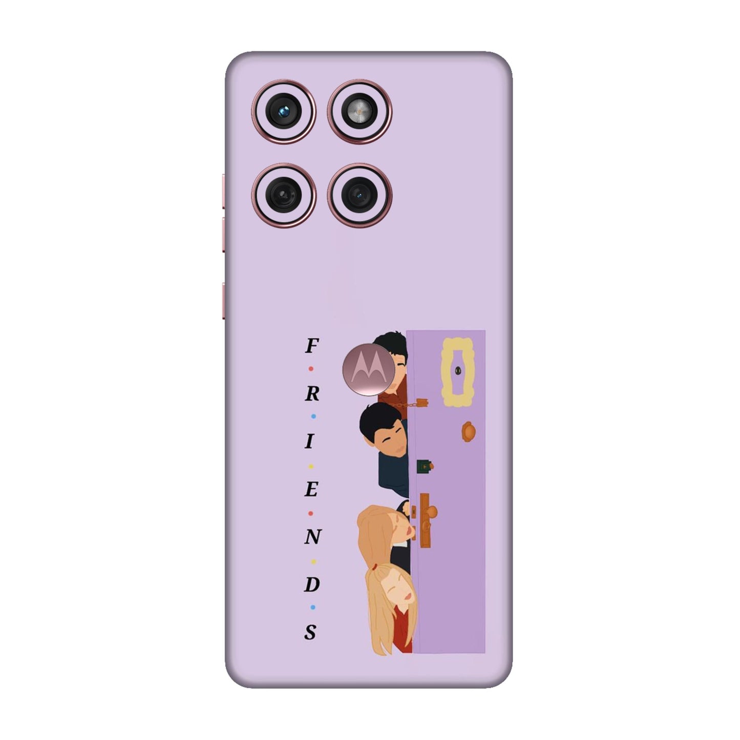 Purple Door Peeker Mobile Skin For Motorola Edge 60 Fusion 5G