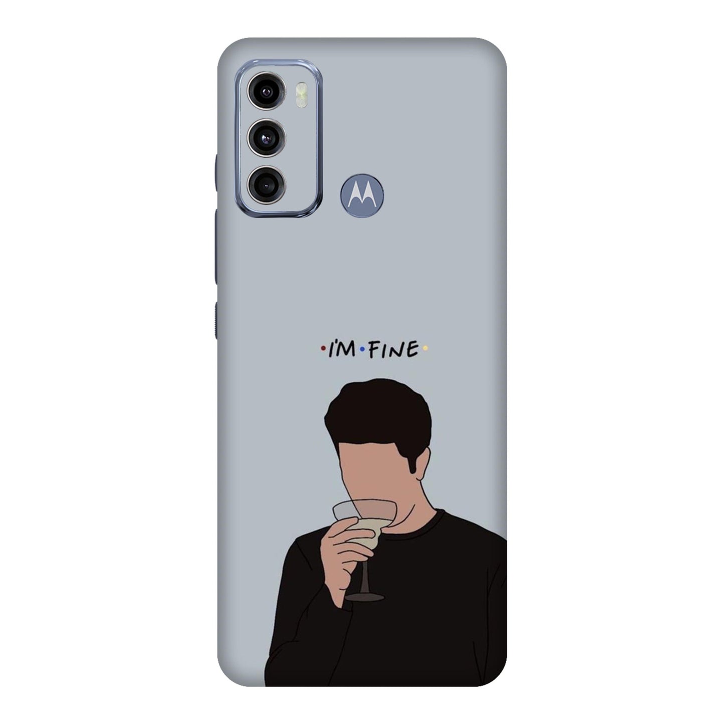 Ross Geller Fine Wine Mobile Skin For Motorola G40 Fusion