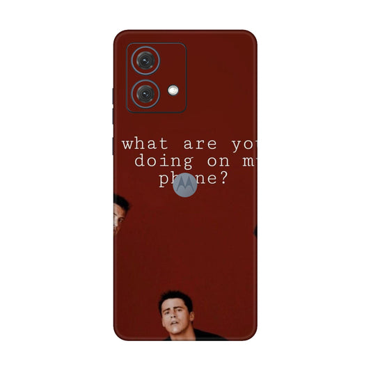 Peeping Trio Phone Check Mobile Skin For Motorola G84 5G