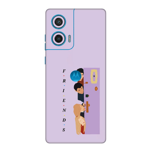 Purple Door Peeker Mobile Skin For Motorola G96 5G