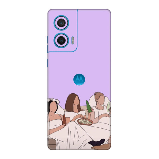 Bride Brigade Hangout Mobile Skin For Motorola G96 5G