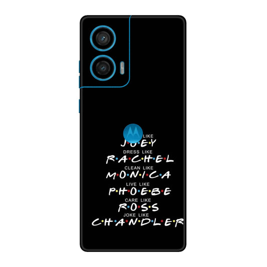 Friends Character Traits Mobile Skin For Motorola G96 5G