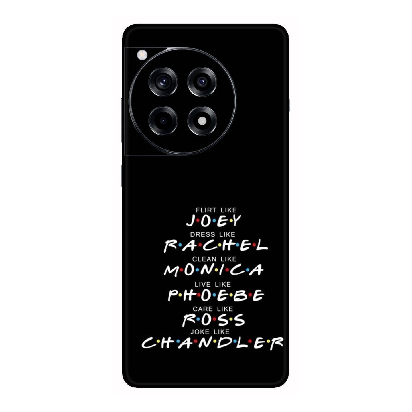 Friends Character Traits Mobile Skin For OnePlus 12r