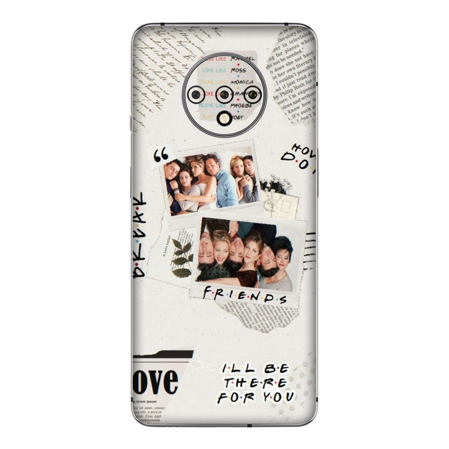 Friends Scrapbook Memory Mobile Skin For OnePlus 7t