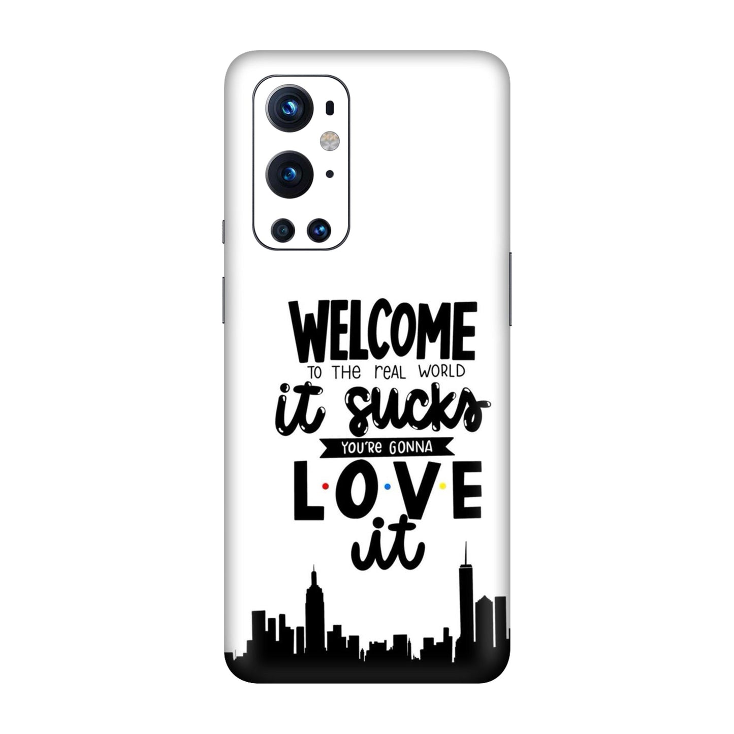 Real World NYC Quote Mobile Skin For OnePlus 9 Pro