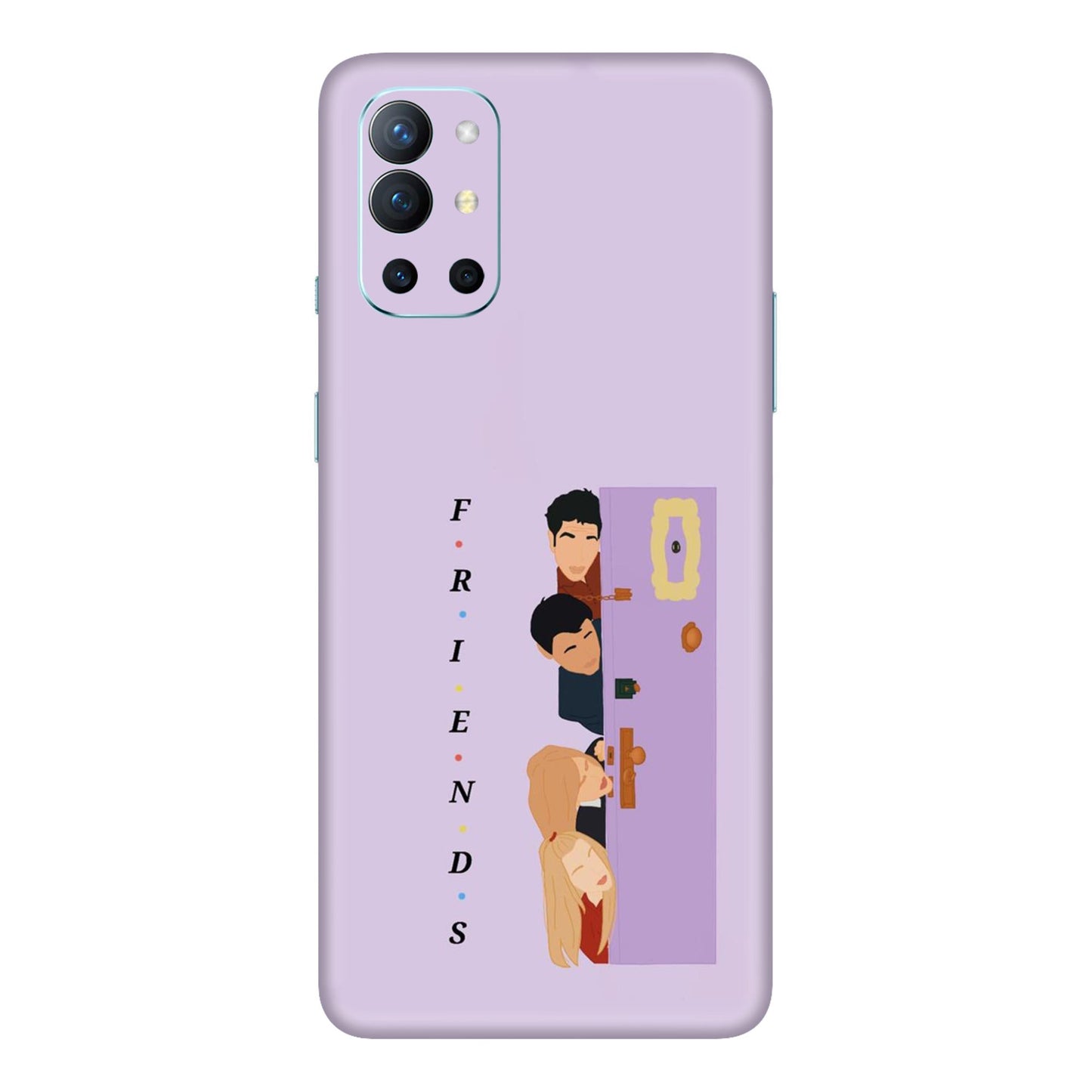 Purple Door Peeker Mobile Skin For OnePlus 9r