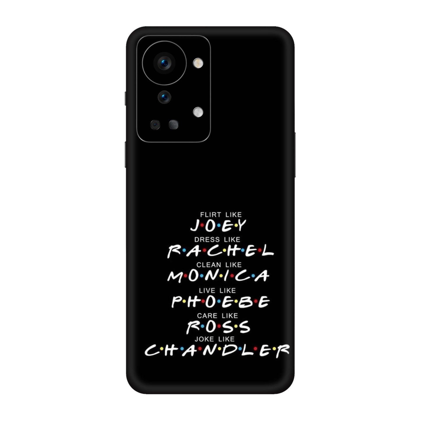 Friends Character Traits Mobile Skin For OnePlus Nord 2t