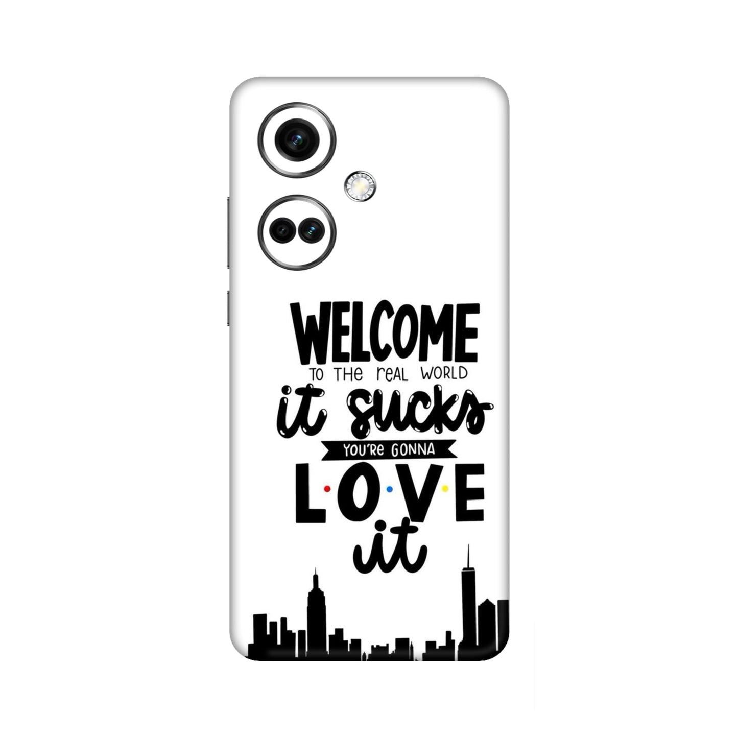 Real World NYC Quote Mobile Skin For OnePlus Nord Ce 3