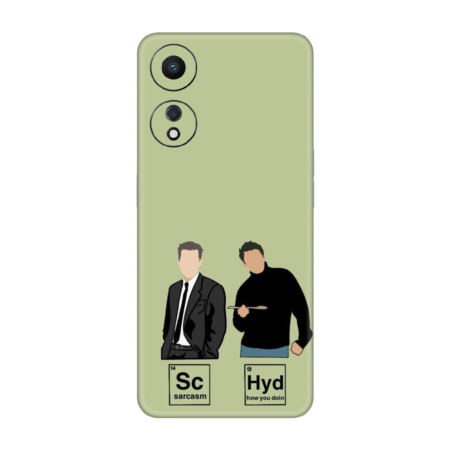 Periodic Table of Friends Mobile Skin For Oppo A78 5G