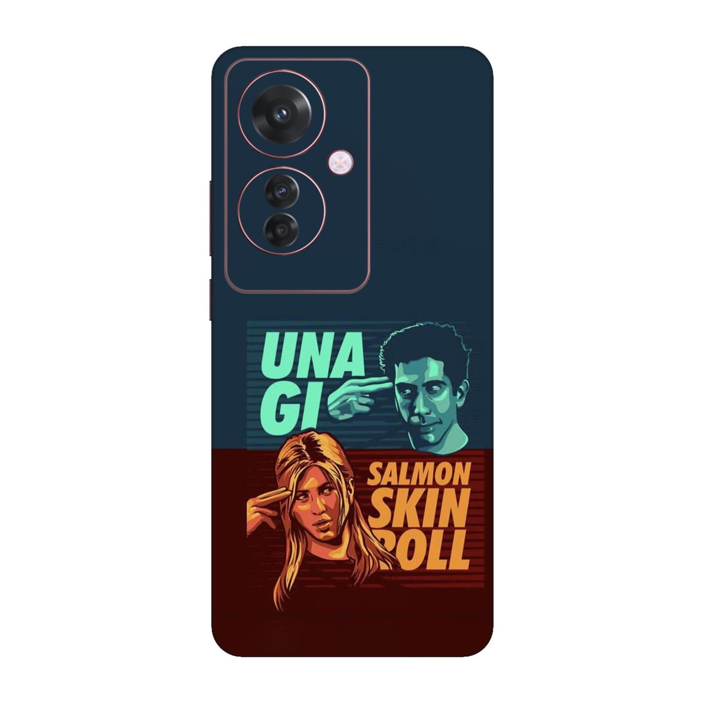 Unagi Salmon Skin Duo Mobile Skin For Oppo F25 Pro 5G