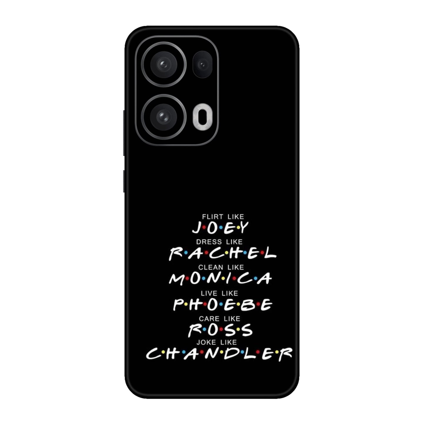Friends Character Traits Mobile Skin For Oppo Reno 13 Pro 5g