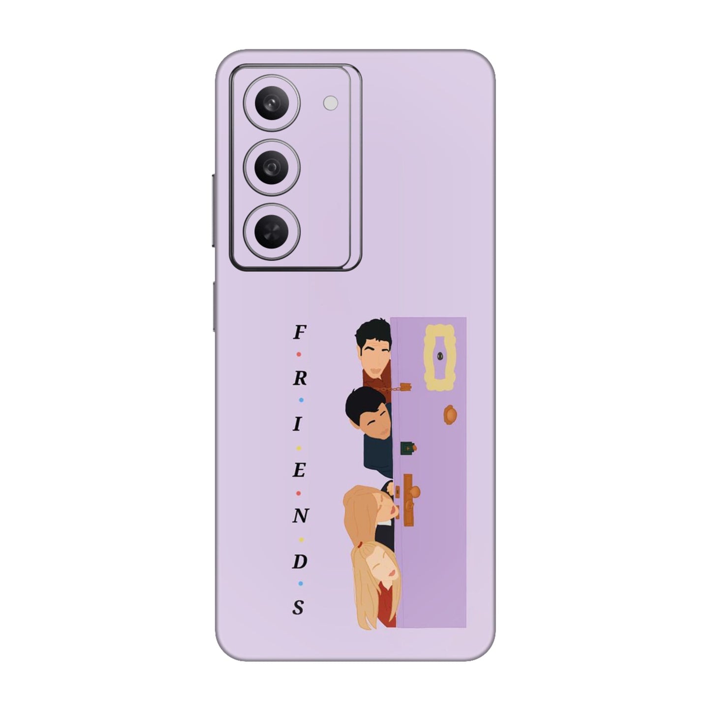 Purple Door Peeker Mobile Skin For Realme 14x 5g
