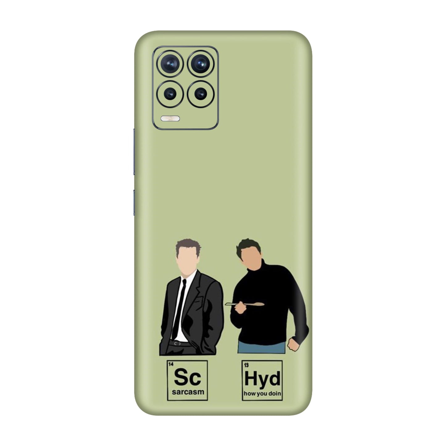 Periodic Table of Friends Mobile Skin For Realme 8 Pro