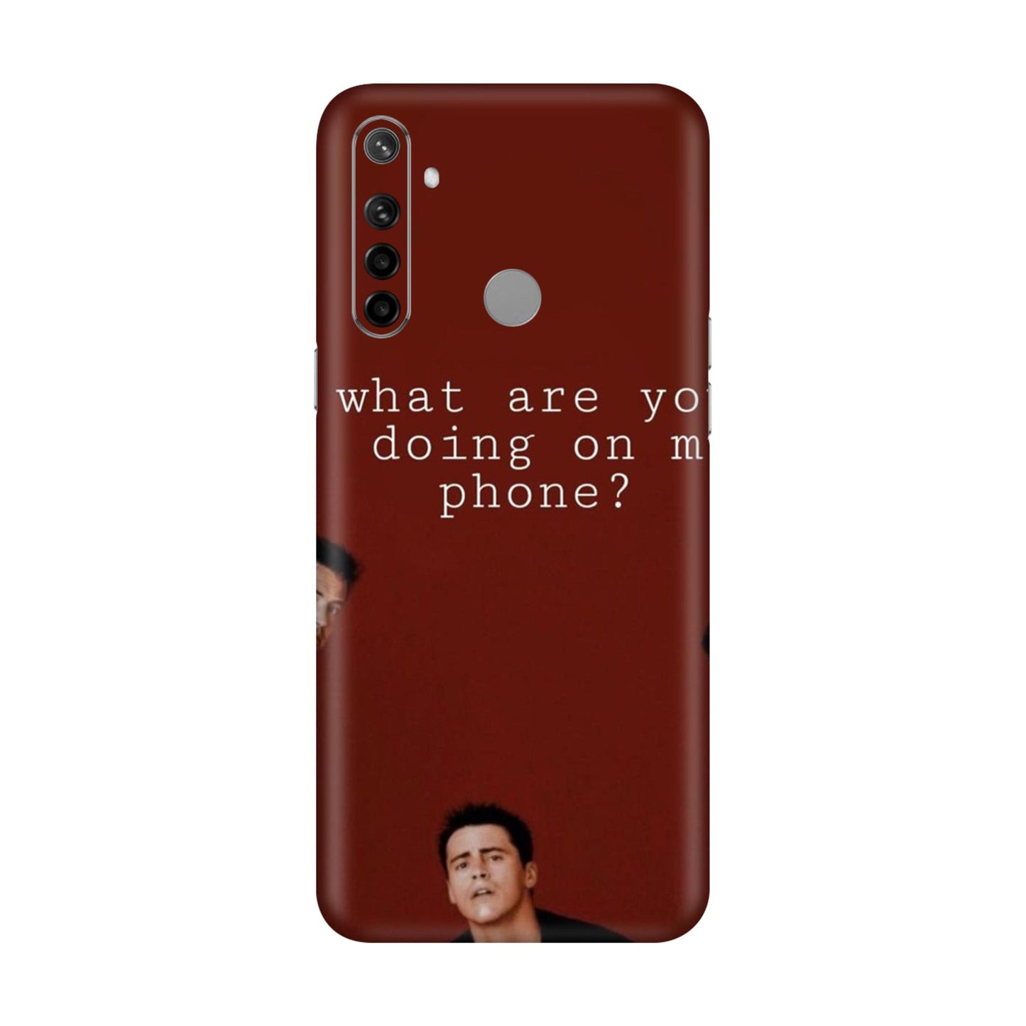 Peeping Trio Phone Check Mobile Skin For Realme Narzo 10