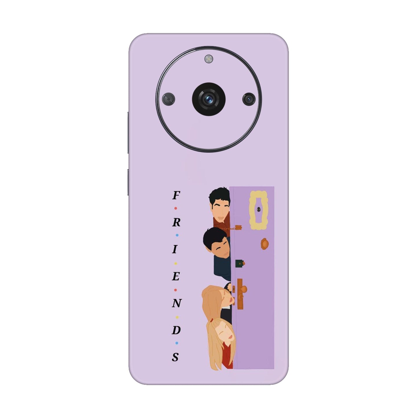 Purple Door Peeker Mobile Skin For Realme Narzo 60 5g