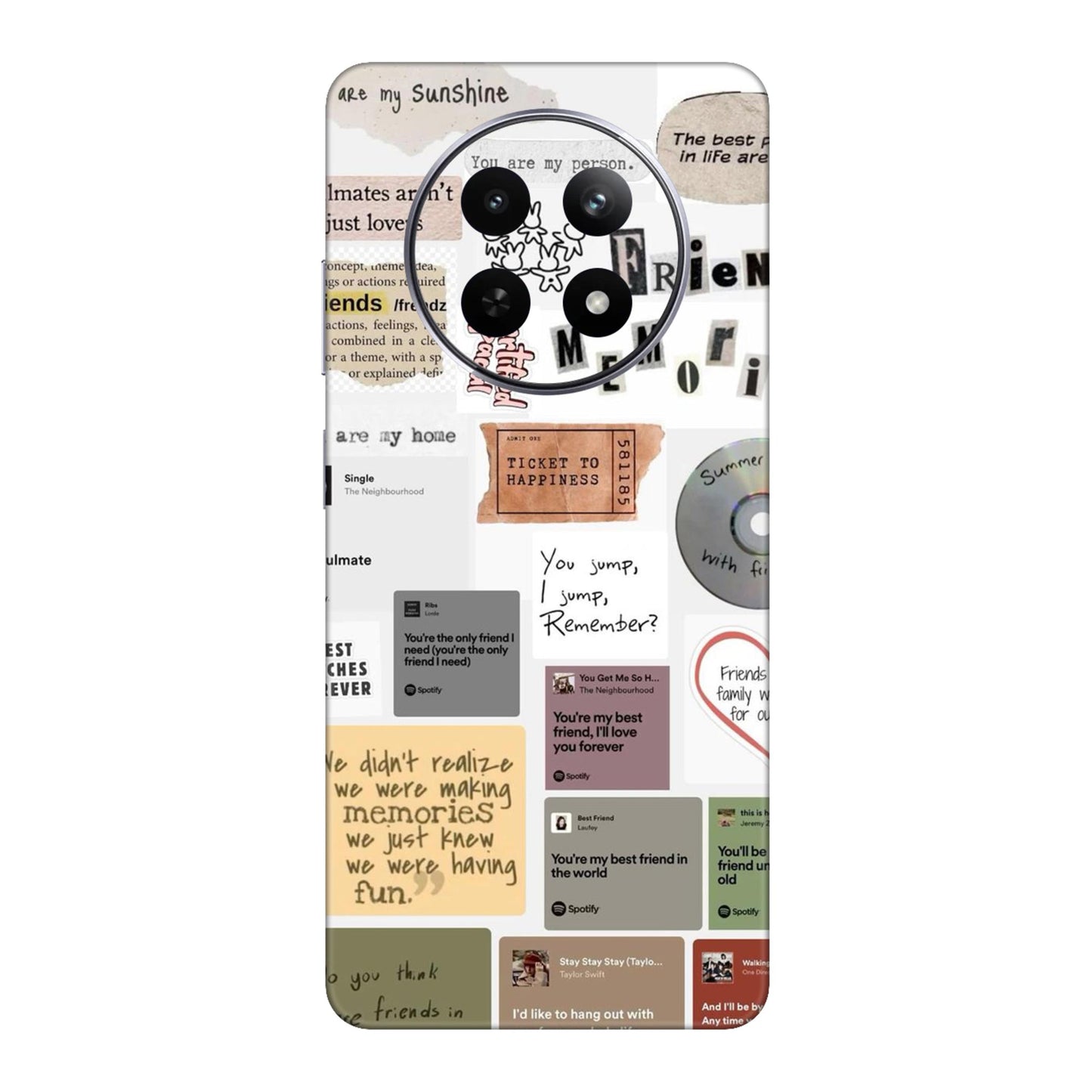 Soulmates & Memories Collage Mobile Skin For Realme Narzo N65 5g