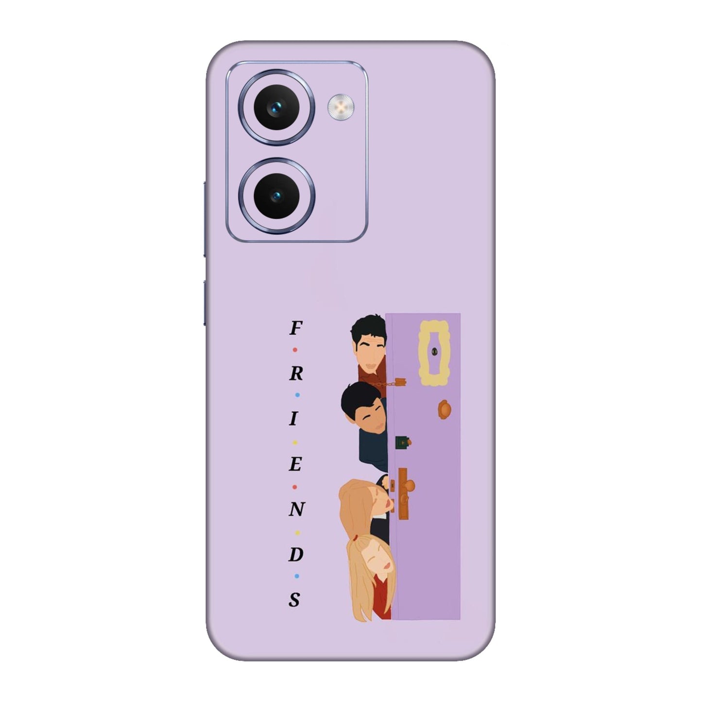 Purple Door Peeker Mobile Skin For Realme P3 Ultra 5g