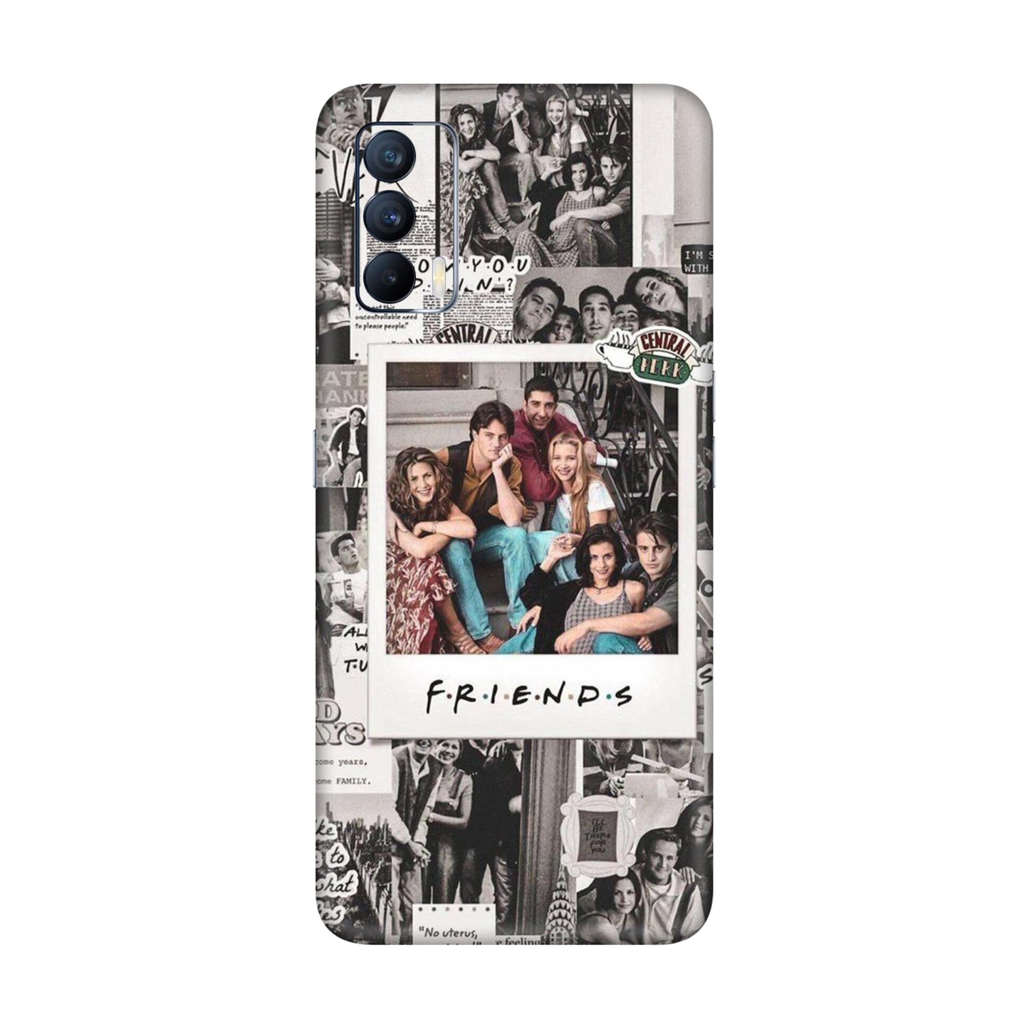 Vintage Friends Collage Mobile Skin For Realme X7 5g