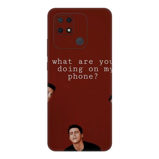 Peeping Trio Phone Check Mobile Skin For Redmi 10 Power