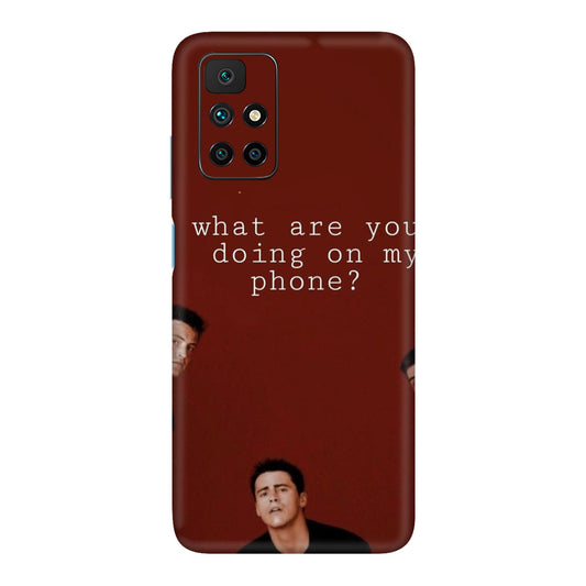 Peeping Trio Phone Check Mobile Skin For Redmi 10 Prime