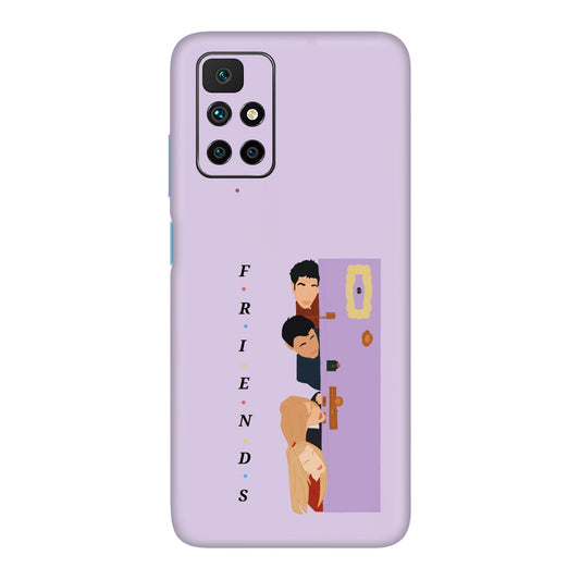 Purple Door Peeker Mobile Skin For Redmi 10 Prime