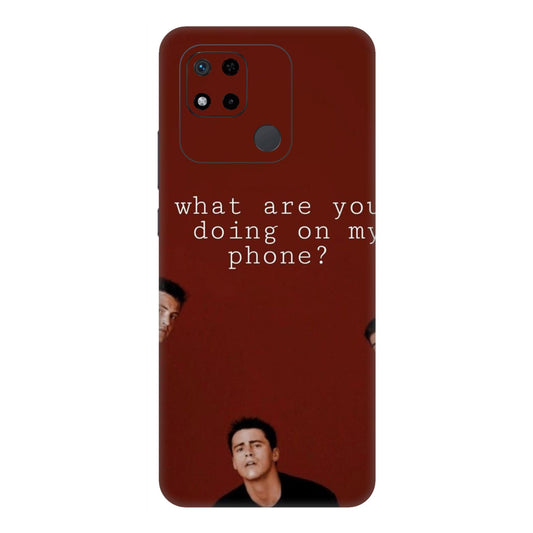 Peeping Trio Phone Check Mobile Skin For Redmi 10A