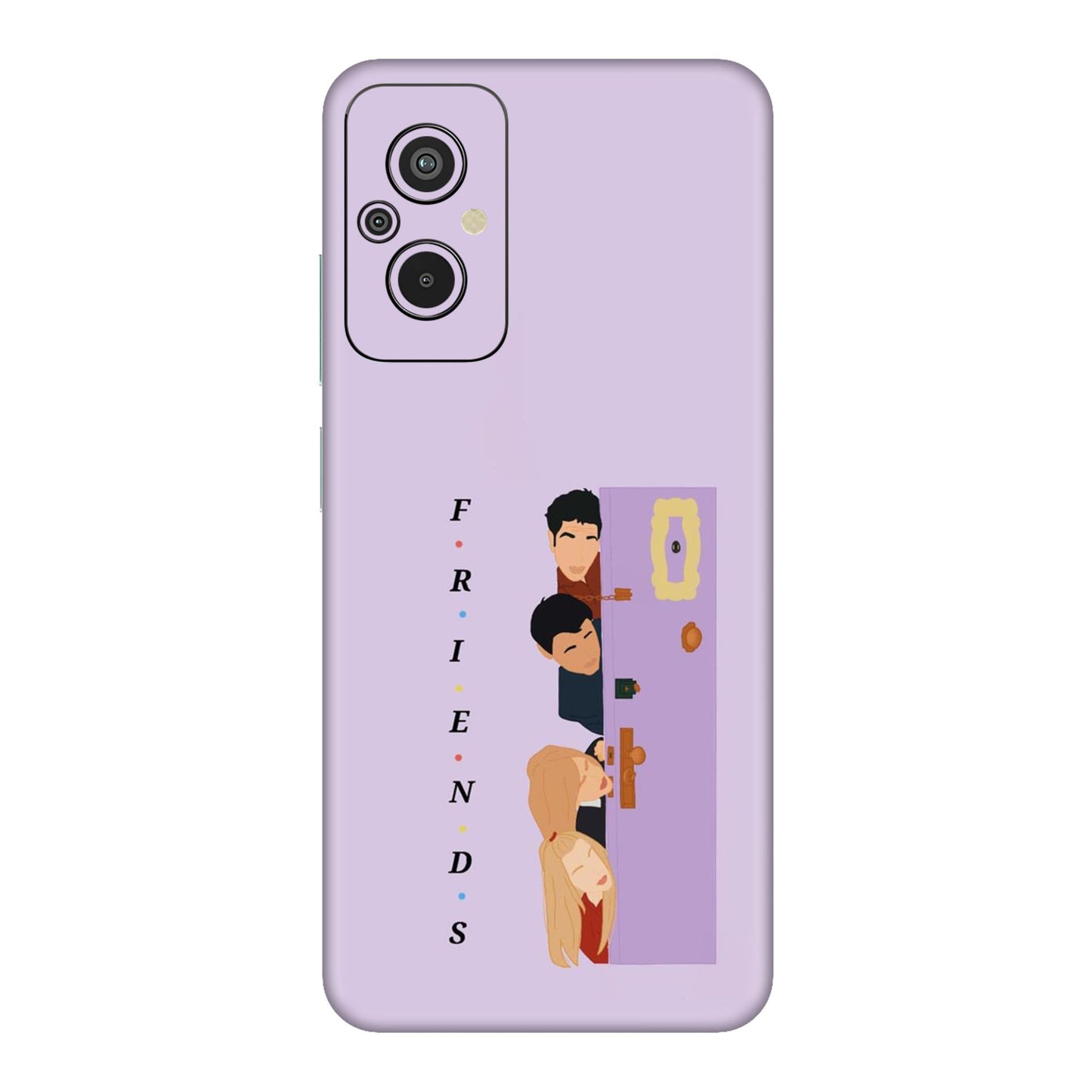 Purple Door Peeker Mobile Skin For Redmi 11 Prime