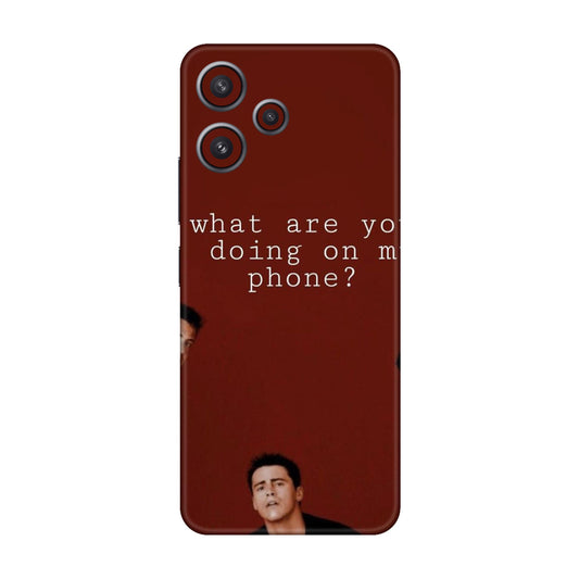 Peeping Trio Phone Check Mobile Skin For Redmi 12 5g
