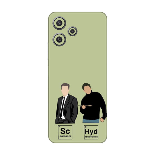 Periodic Table of Friends Mobile Skin For Redmi 12 5g