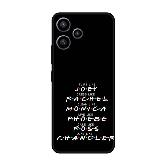 Friends Character Traits Mobile Skin For Redmi 12 5g