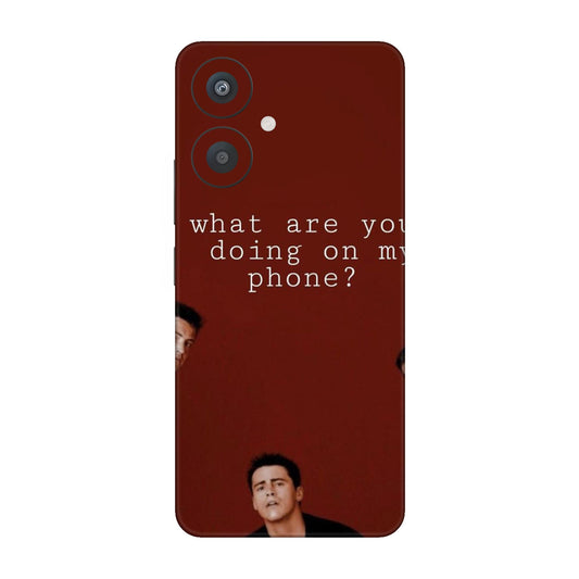 Peeping Trio Phone Check Mobile Skin For Redmi 13C 5g