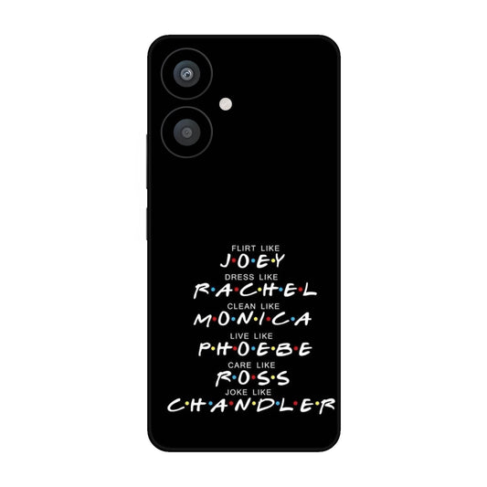 Friends Character Traits Mobile Skin For Redmi 13C 5g