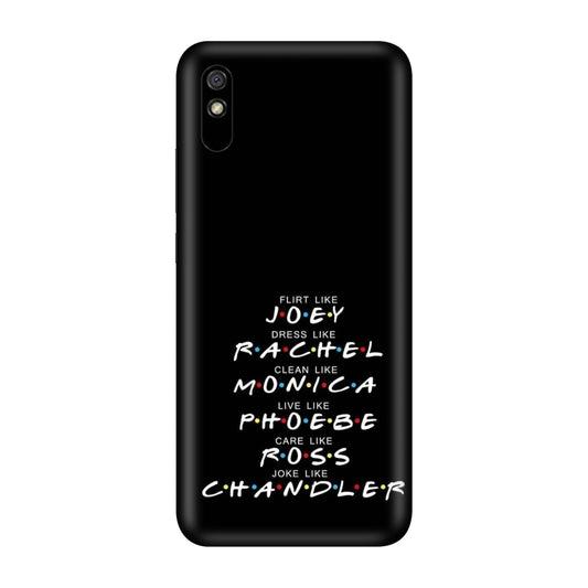 Friends Character Traits Mobile Skin For Redmi 9A