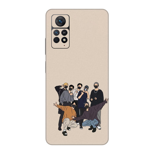 Minimalist Masked Crew Mobile Skin For Redmi Note 11 Pro