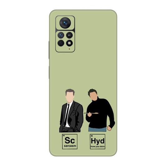 Periodic Table of Friends Mobile Skin For Redmi Note 11 Pro Plus 5g