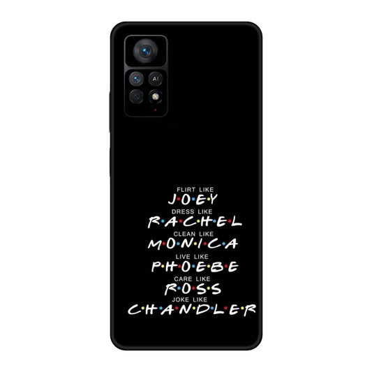 Friends Character Traits Mobile Skin For Redmi Note 11 Pro Plus 5g