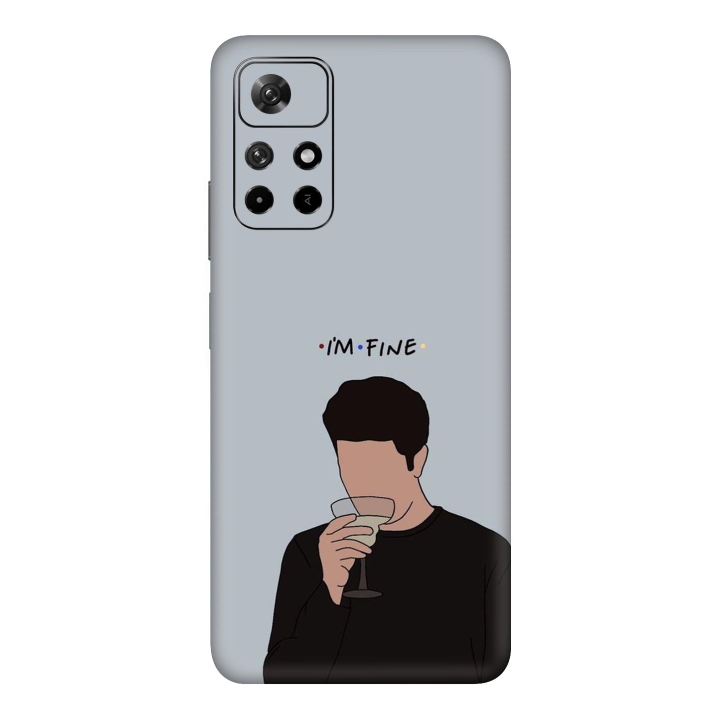 Ross Geller Fine Wine Mobile Skin For Redmi Note 11T 5g