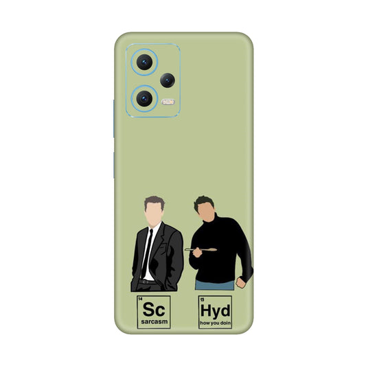 Periodic Table of Friends Mobile Skin For Redmi Note 12 5g