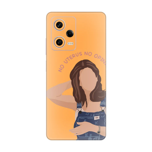 No Uterus No Opinion Mobile Skin For Redmi Note 12 Pro 5g