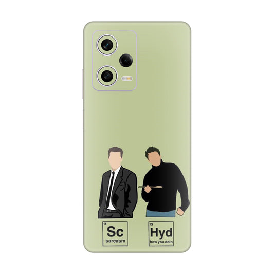 Periodic Table of Friends Mobile Skin For Redmi Note 12 Pro 5g
